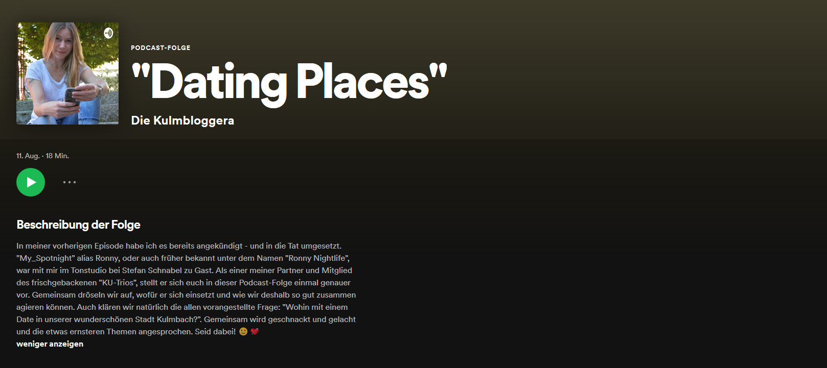 "Dating Places"